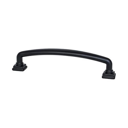 Berenson 128 mm Tailored Traditional Pull, Matte Black BE1287 1055